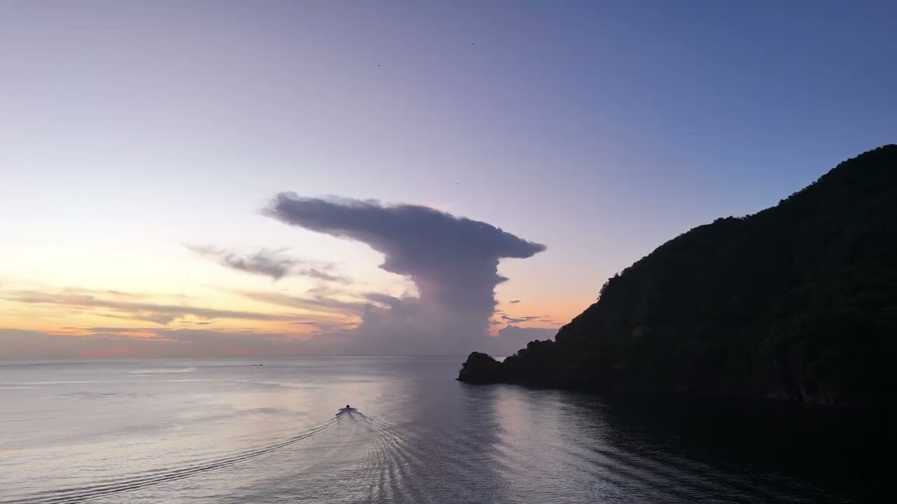 Drone Video Of Soufriere