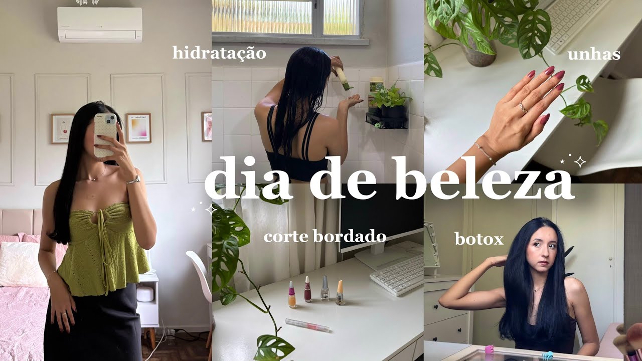 SPA DAY: recuperando a autoestima | retocando botox, unhas, corte bordado, cuidados com o cabelo 