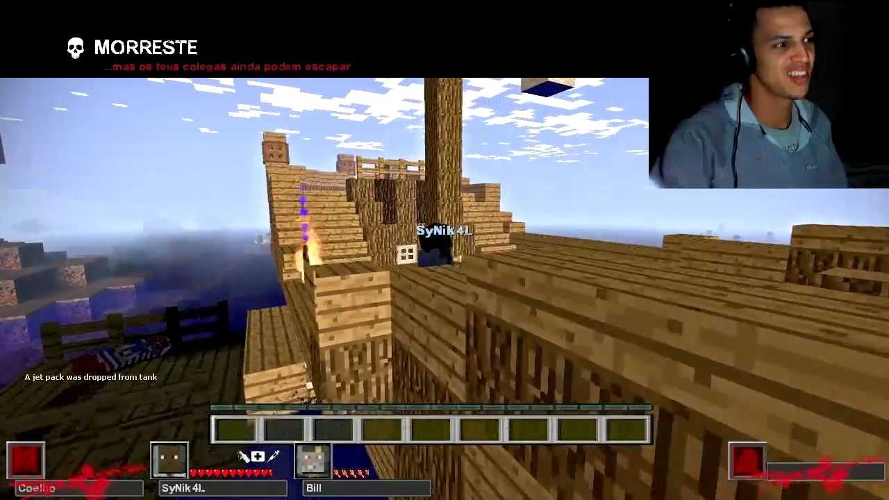 MINECRAFT vs ZUMBI - Left 4 Dead 2 - Deathcraft II (Feat. Coelho)