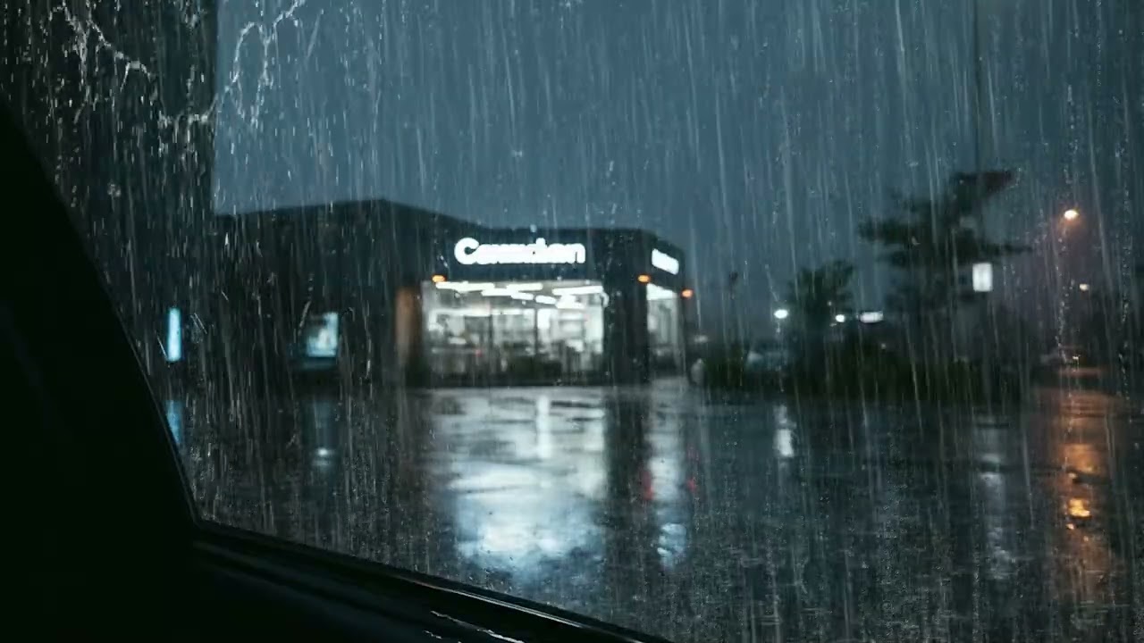 Massive Heavy Rain on Car Roof 🚗🌧️  Sleep Instantly, Deep Relaxation & Stress Relief 10 Hours