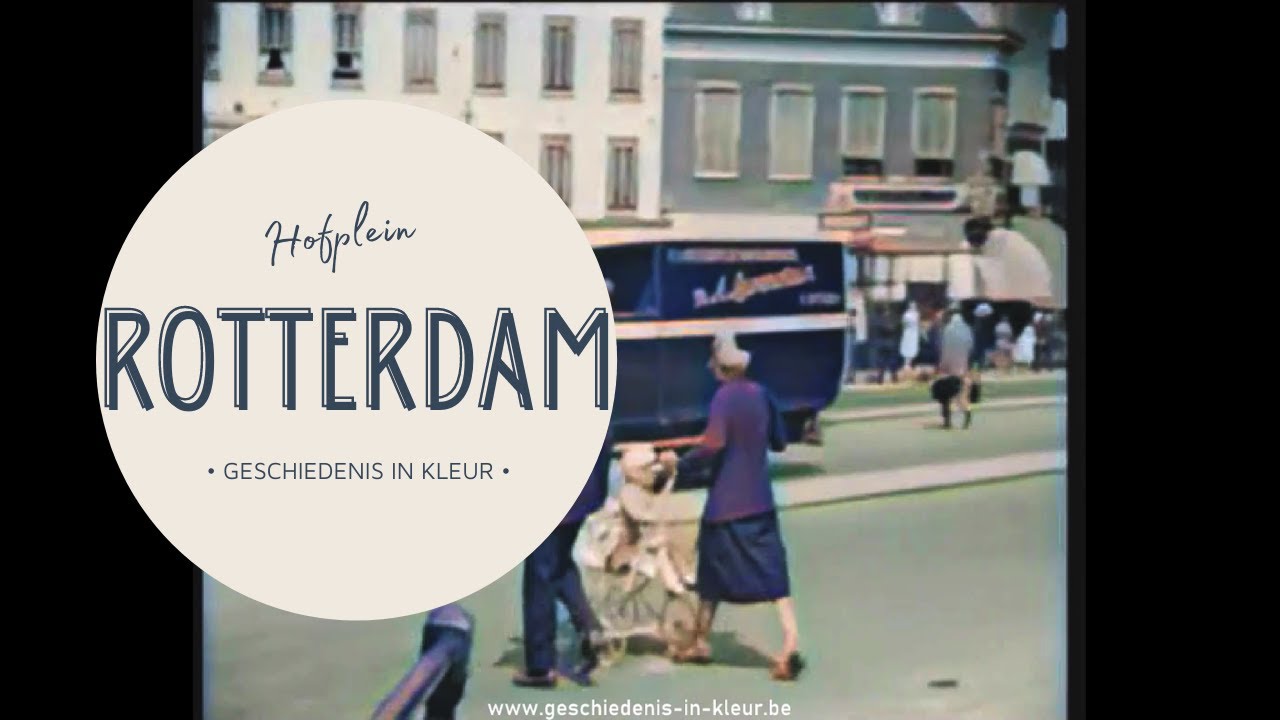 Rotterdam - Hofplein - Jaren 30 [ Deoldify ] #rotterdam #deoldify