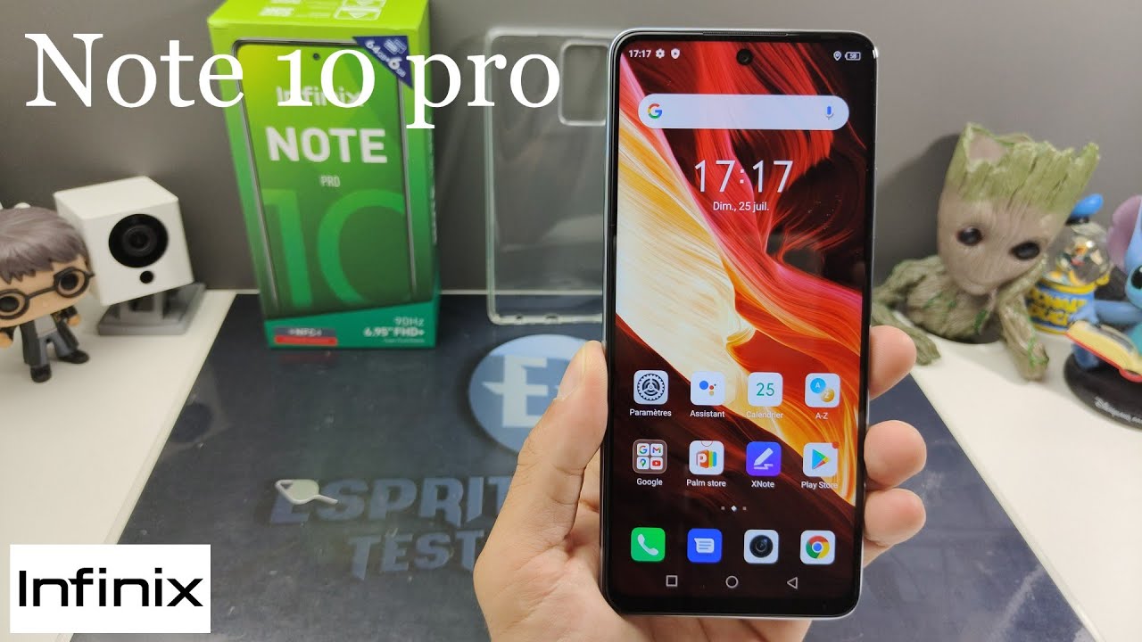 Infinix Note 10 pro déballage et prise en main avant TEST