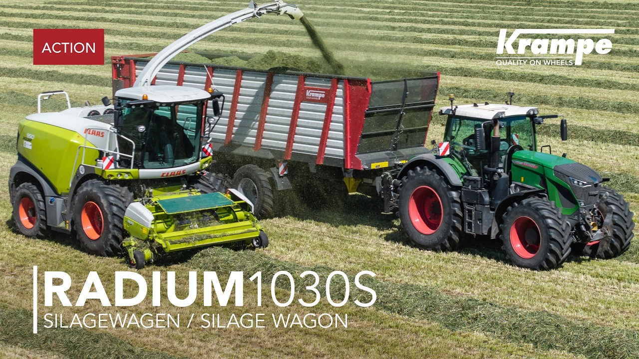 Krampe Radium 1030S im Einsatz bei Grasernte
