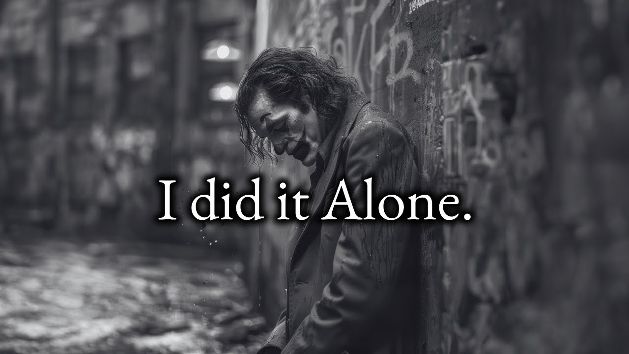 You have to do it alone - Joker Compilation Motivational Speech