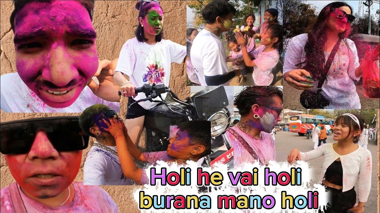 होली special Vlog🎉🥰|| यो पालीको holi budabudiko पारा🤟    VIRUSVLOG😜 #DHARAN आफ्नै ठाउमा