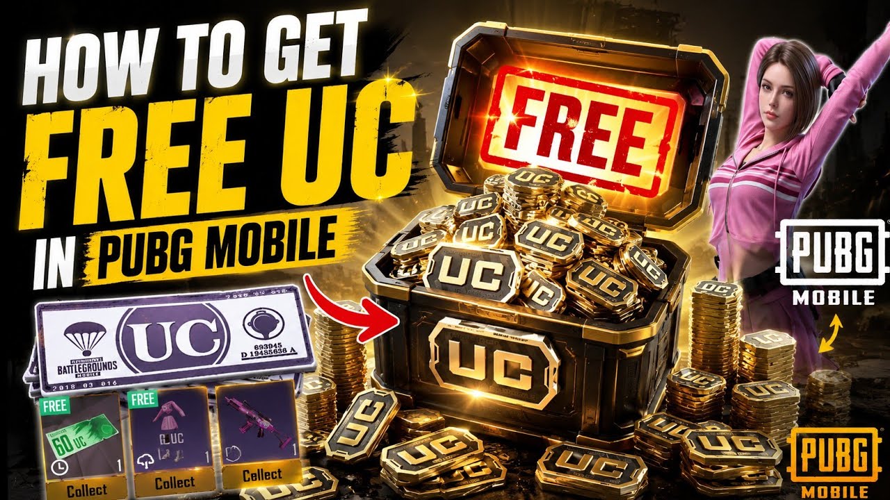 🔥 How to Get FREE UC in PUBG Mobile! (100% Legit) 💰