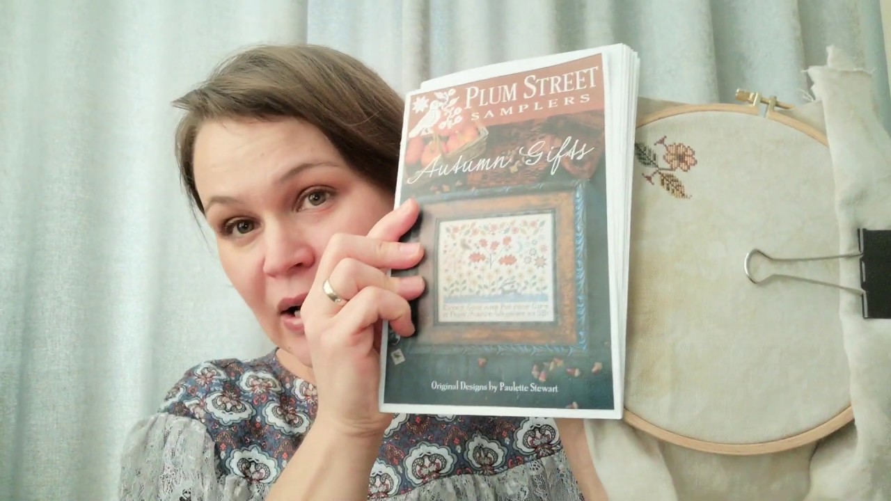Framed works. Autumn gifts from Plum Street Samplers.