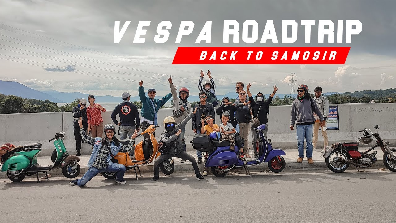 Discover Samosir: Epic Vespa Road Trip Footage