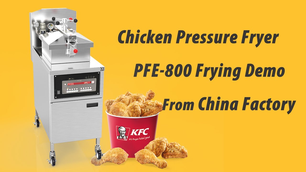 KFC Chicken pressure fryer broasted machine frying from China factory. #hennypenny #deepfryer #fryer