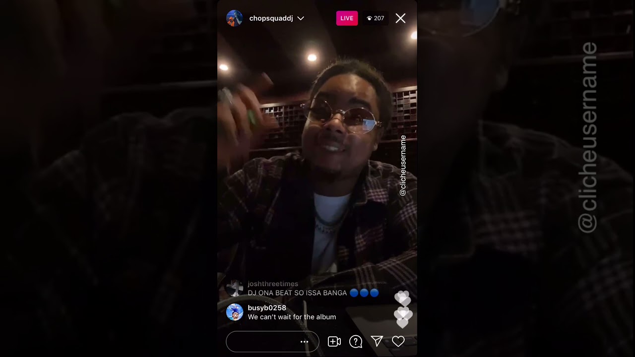 Chopsquad DJ Plays & Cooks Up Beats on IG Live [ft. Pressa] (Nov 15, 2021)