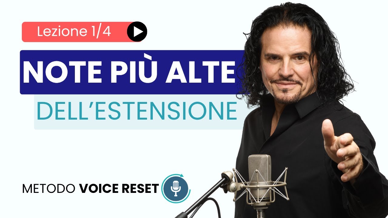 Lezioni di Canto: COME CANTARE LE NOTE PIU' ALTE DELL'ESTENSIONE