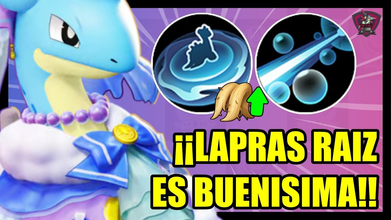 LAPRAS CON RAIZ GRANDE ES BUENISIMA😍MEJORES OBJETOS Y MEDALLAS⭐BUILD LAPRAS POKEMON UNITE