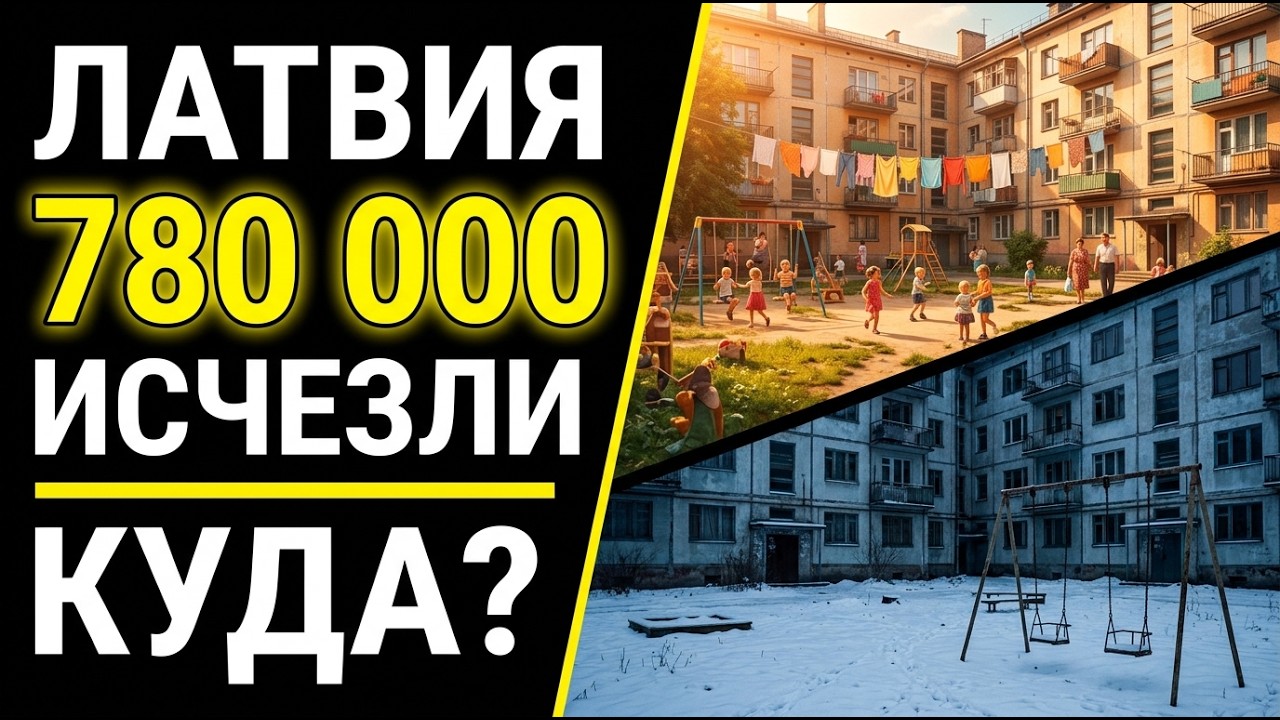 ЛАТВИЯ ПОТЕРЯЛА 780 000 ЧЕЛОВЕК ЗА 35 ЛЕТ. Куда исчезло население целой страны?