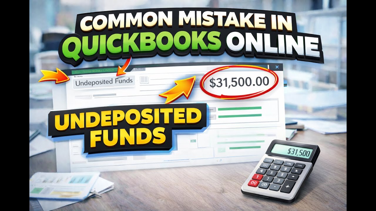 Undeposited Funds in Quickbooks Online - How This Mistake Costs Business Owners During Tax Season
