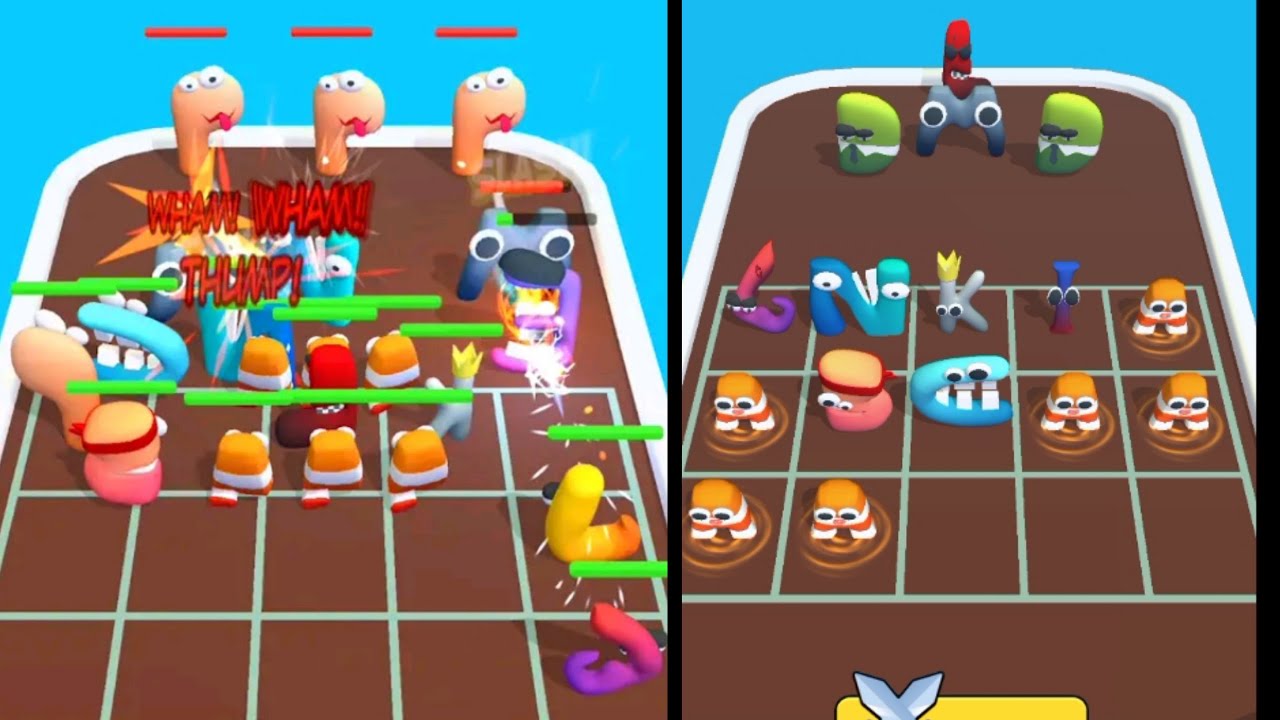 Merge Alphabet LORE Run New update,Merge ABC lv.1-13