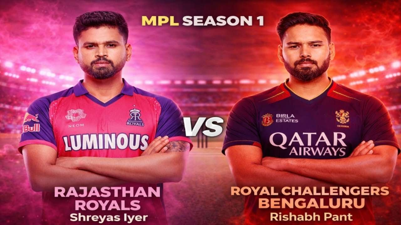 RCB VS RR MPL SEASON 1  LIVE STREAM | MADDYGAMING | CRICKET 26