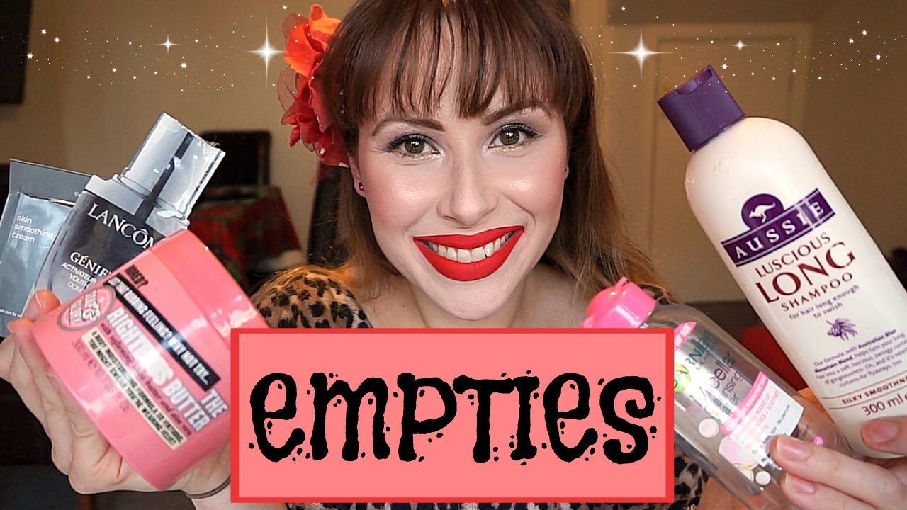 Beauty Empties / October 2016