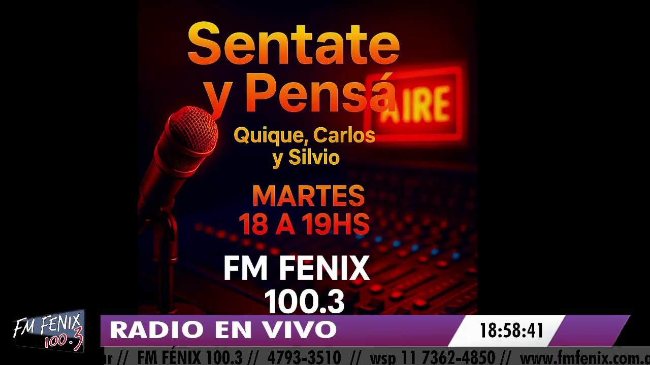 sentate y pensa 3-3-2026 Fm Fénix 100.3 #fnx1003 #radioenvivo