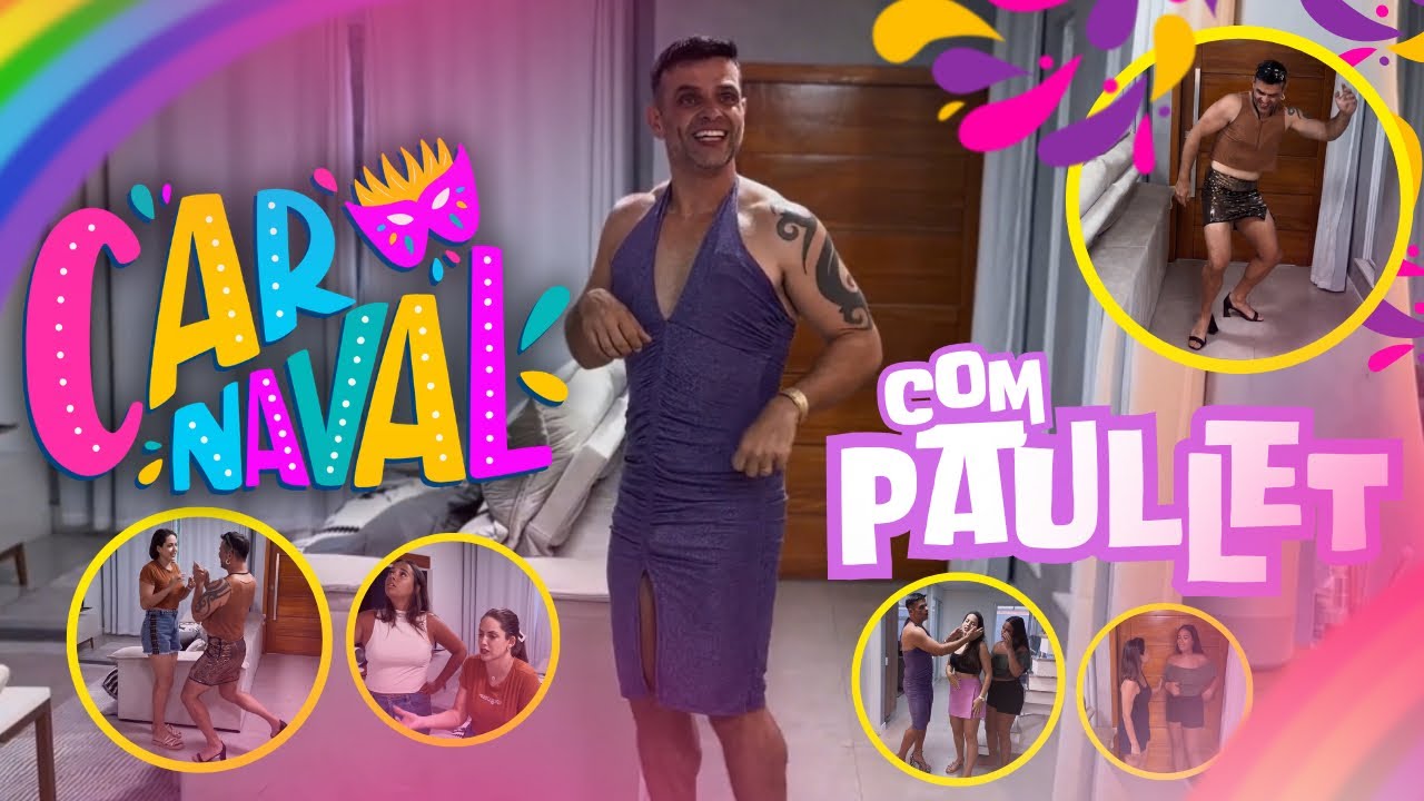 Paullet vai pular carnaval, sendo a rainha da bateria!