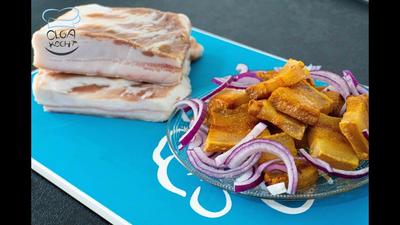Speck Einlegen - Mit nur 3 Zutaten | Speck , Salz und Knoblauch | Olga Kocht