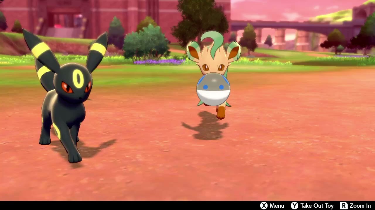 Leafeon  ball gets stolen 