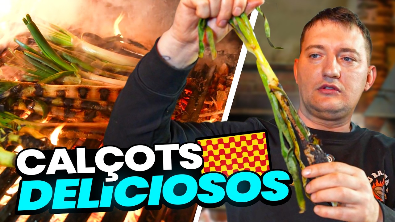 Calçots a la brasa como se hacen de verdad