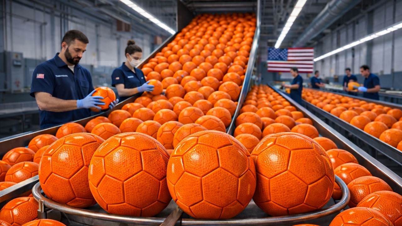 How Footballs Are Made: Behind The Scenes of Soccer Ball Manufacturing| Factory Inside