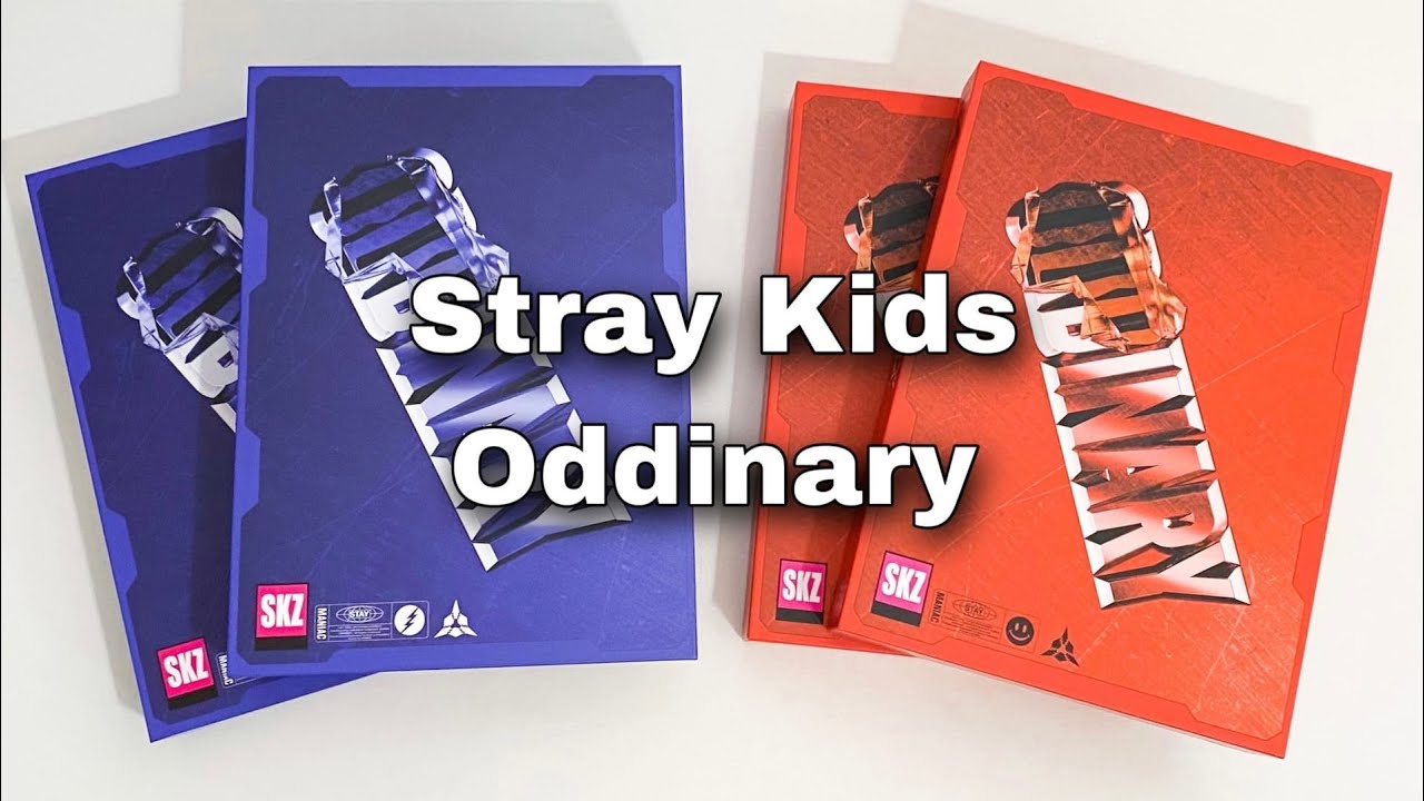 🎪 большая распаковка Альбомов Stray Kids - ODDINARY (scanning, mask off ver.) | kpop album unboxing