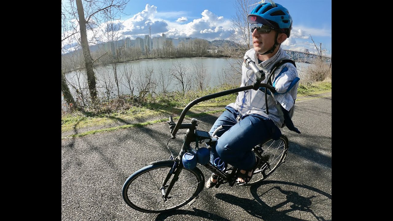 Meet Michael Trimble; the armless, bike-loving former orphan who wants to be Oregon’s next governor.