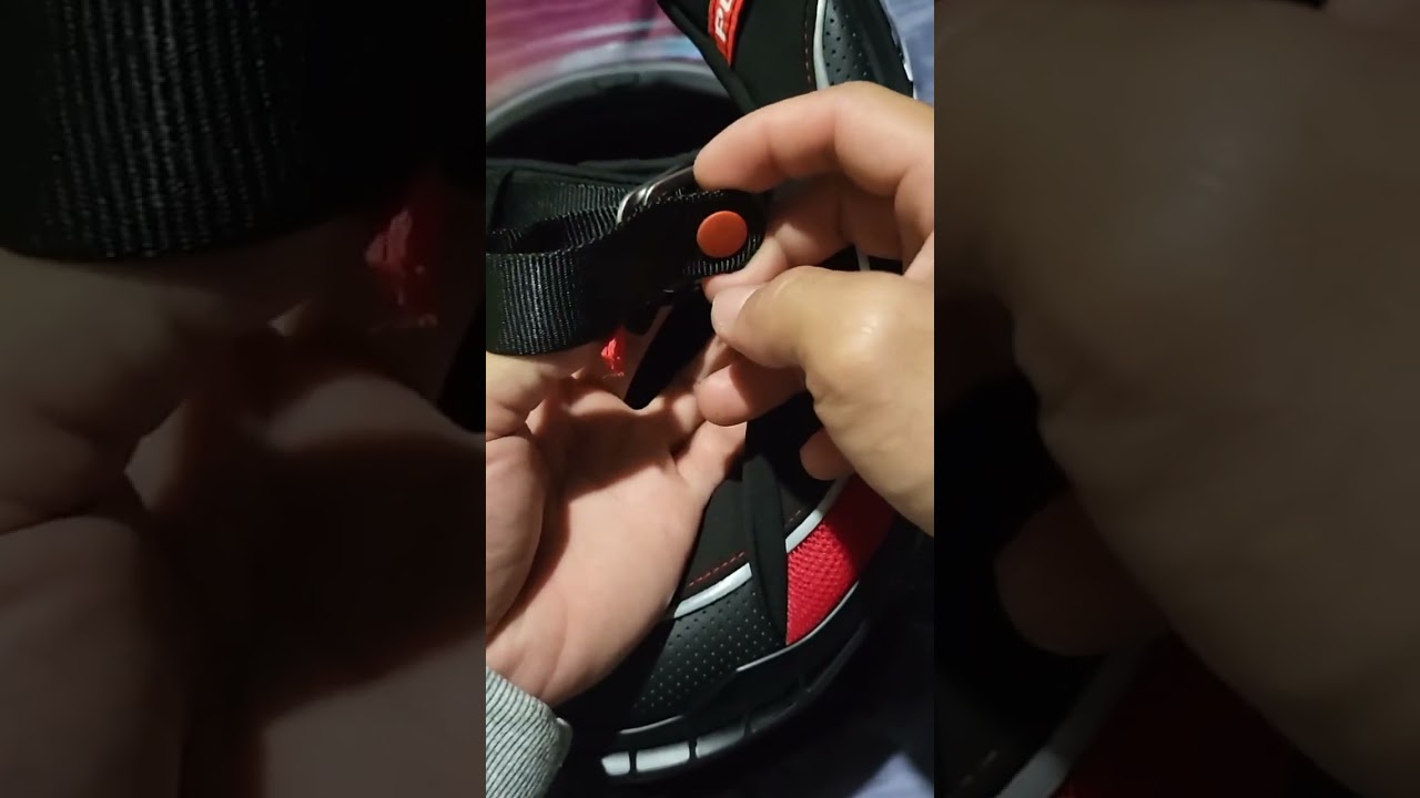 KYT TT-Revo The Technique on how to Tightened and remove the Double D-rings. #kyt #helmet 