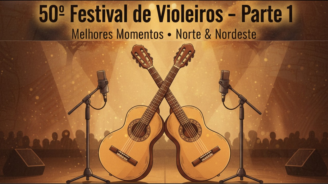 50º Festival de Violeiros do Norte & Nordeste | 1ª Parte — Repente e Viola.