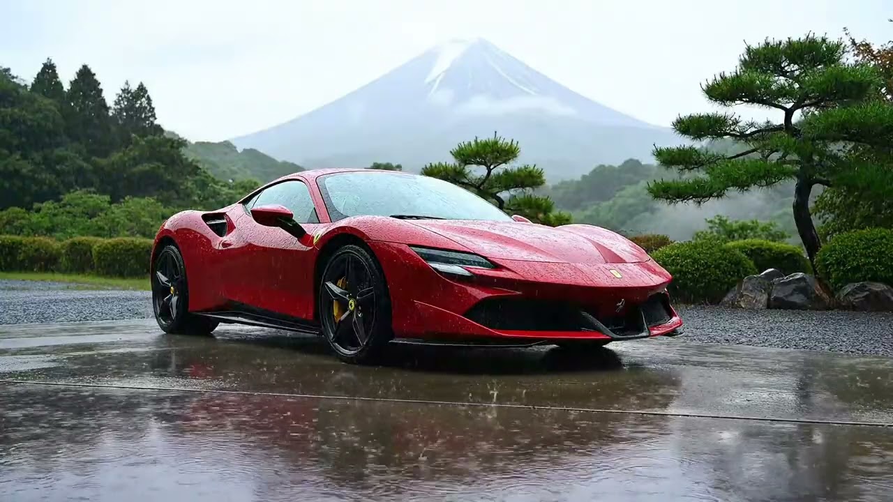 Midnight Rain on a Supercar 🌧️ | Ultimate Deep Sleep & Total Stress Relief