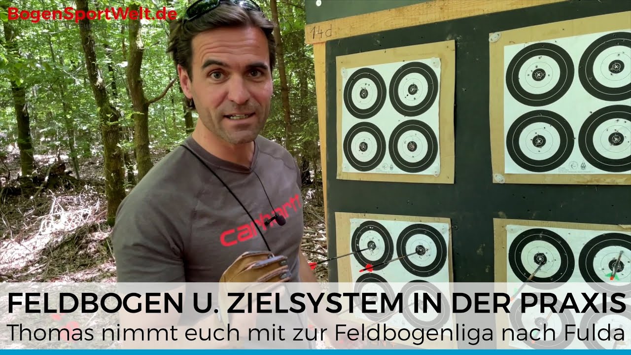Feldbogen und Zielsystem in der Praxis - Thomas tanzt die Choreographie der Feldbogenliga