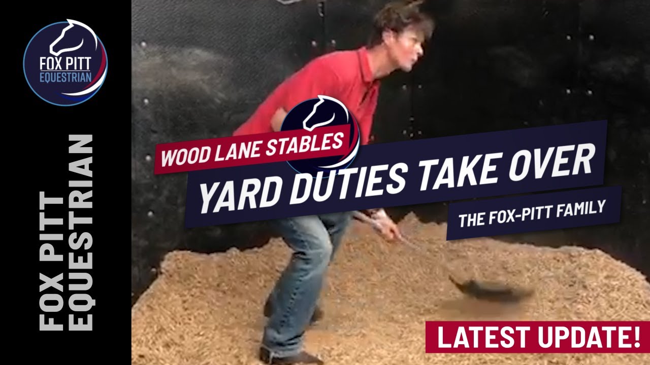 The Fox-Pitt Family take over yard duties during lock down!