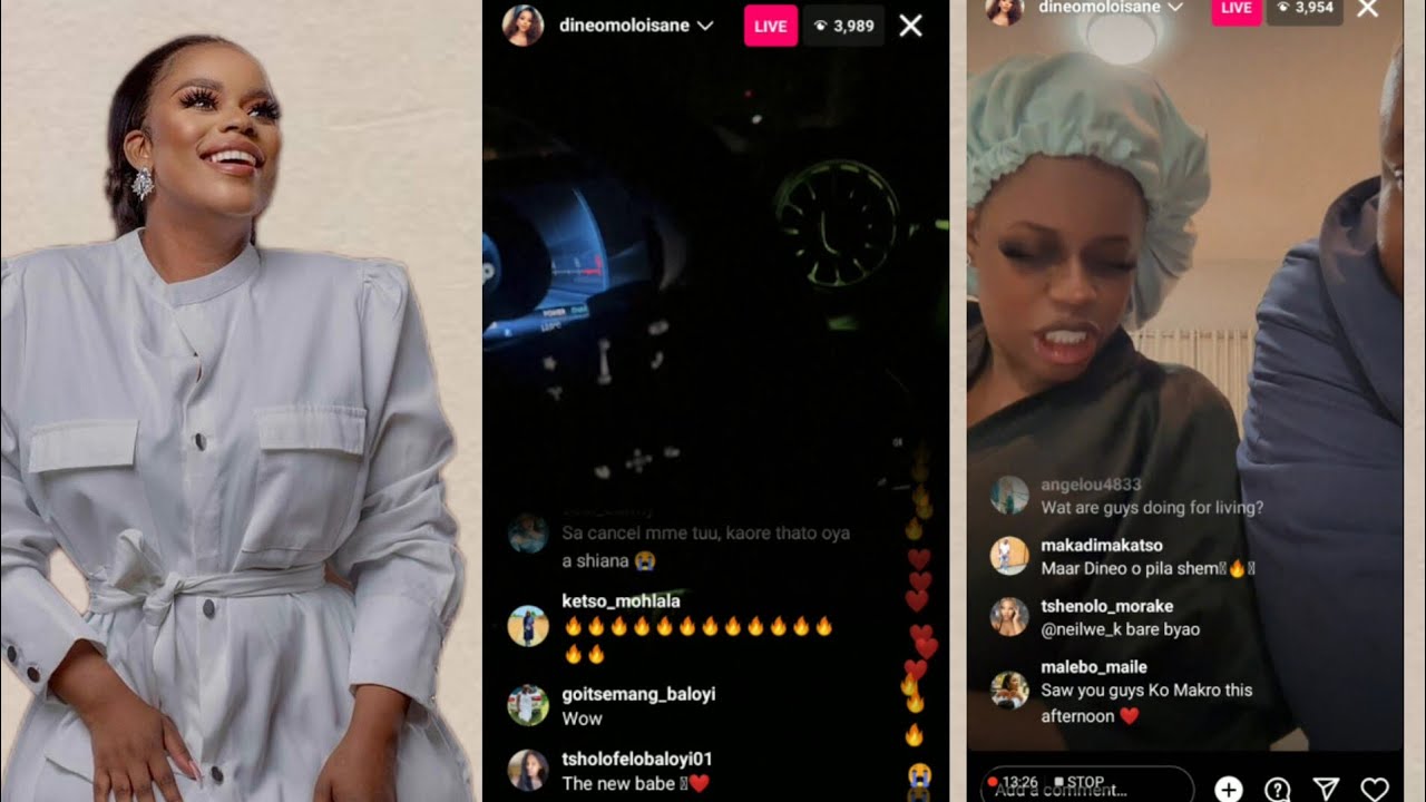 dineo moloisane Instagram live incase you missed it