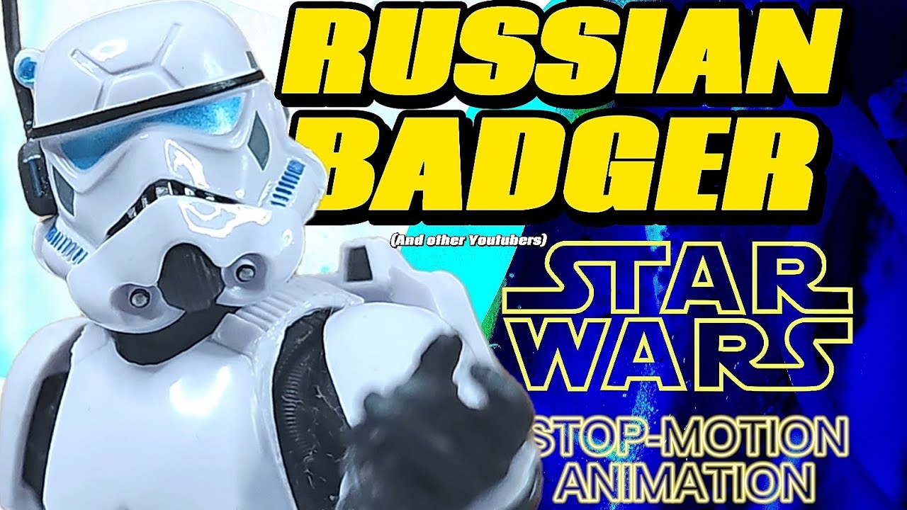 @TheRussianBadger STOP-MOTION ANIMATED: Star Wars Stop-Motion