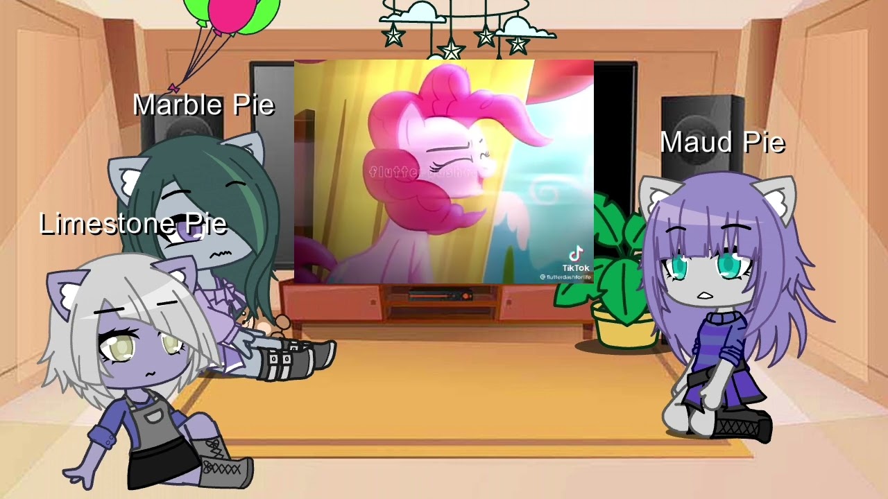 🥛~Pinkie pie sisters react to her & Pinkamena~✨||Gacha club||No thummnail._.||Part 2