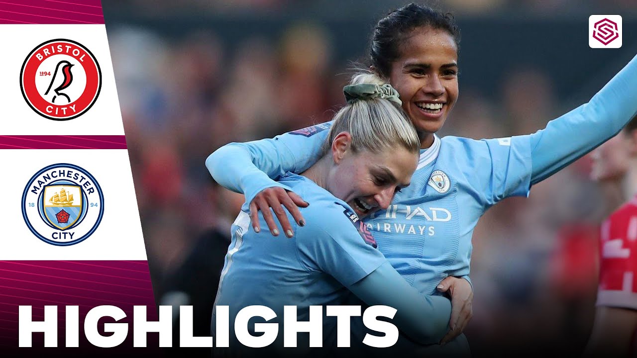 Manchester City vs Bristol City | Highlights | FA Women's Super League 28-04-2024