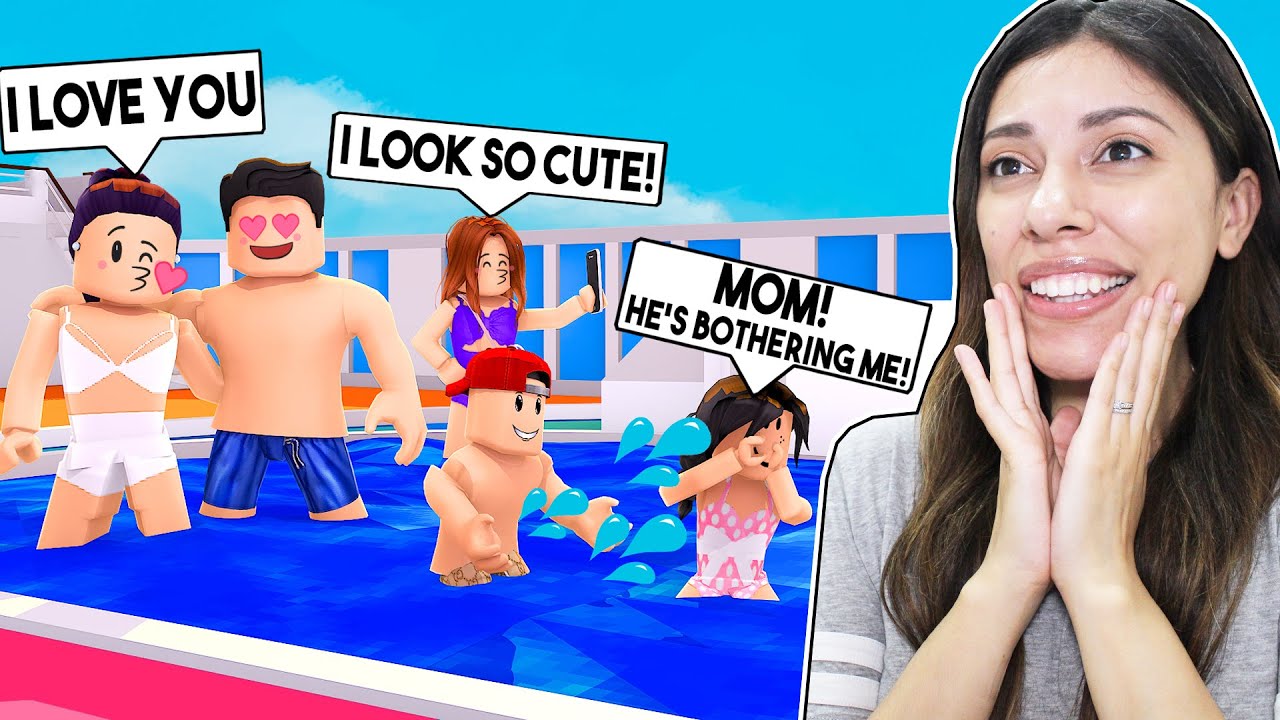 FAMILY VACATION with MY KIDS! *WE GOT KICKED OUT OF THE HOTEL!* - Roblox Roleplay