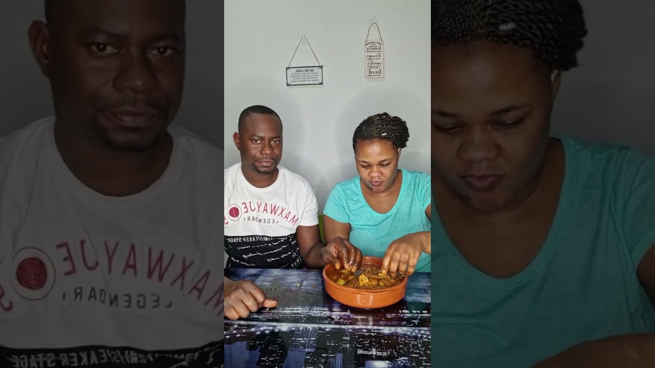 I ATE ALL THE MEAT PRANK ON LIVE TO SEE HIS REACTION, African food Mukbang