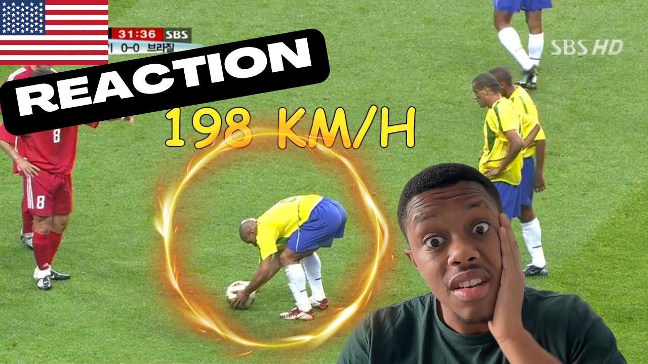 American Reacts: Roberto Carlos’ CRAZIEST Free Kicks & Goals
