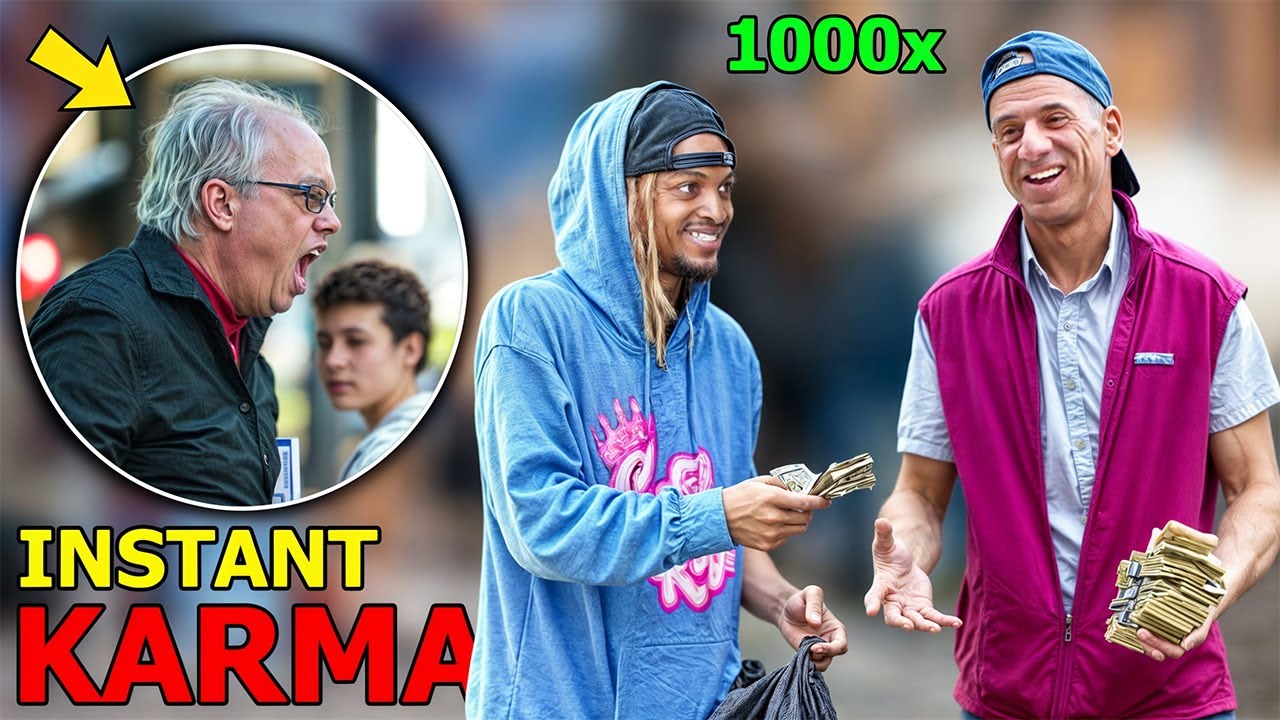 Asking Strangers For Money, Then Giving Them 1000x What They Give Me! (MUST WATCH)