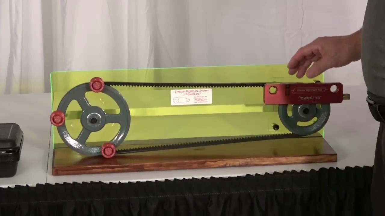 L80 Sheave Alignment Tool on GL80 Trainer