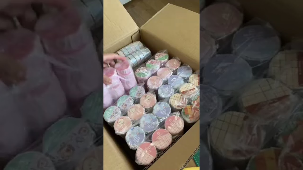 Sticker Shop: Unboxing Washi Tapes for the First Time! 