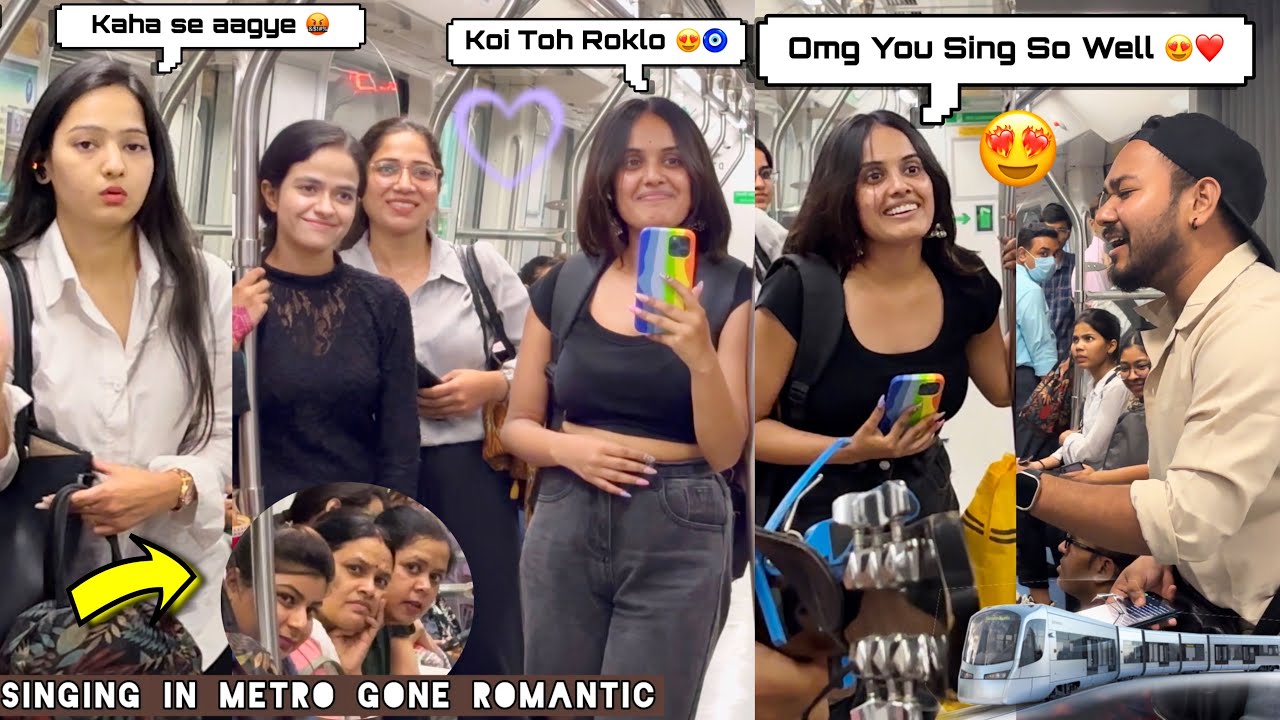 Tajdar E Haram X Kun Faya Kun | With Romantic Bollywood Hits In Metro 🚇 | Public Epic Reactions 2024