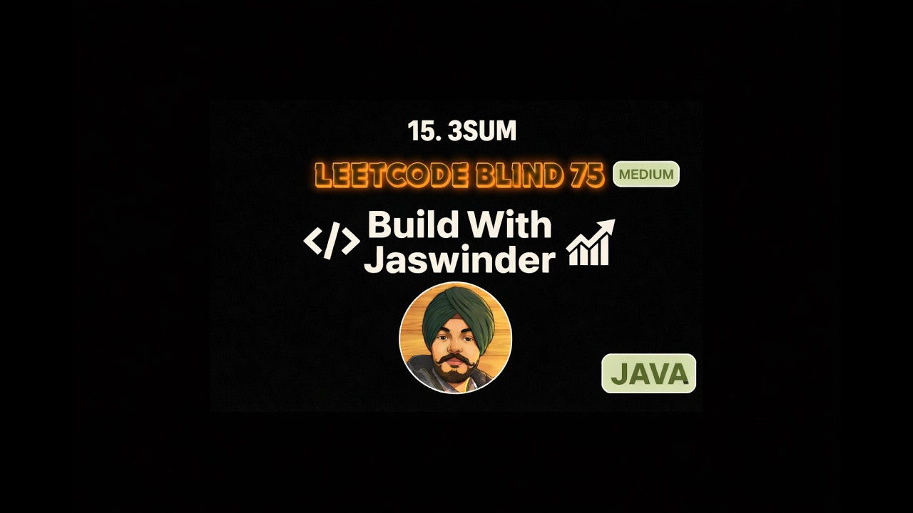15. 3Sum | Leetcode Blind 75 | Java Solution (Two Pointers)