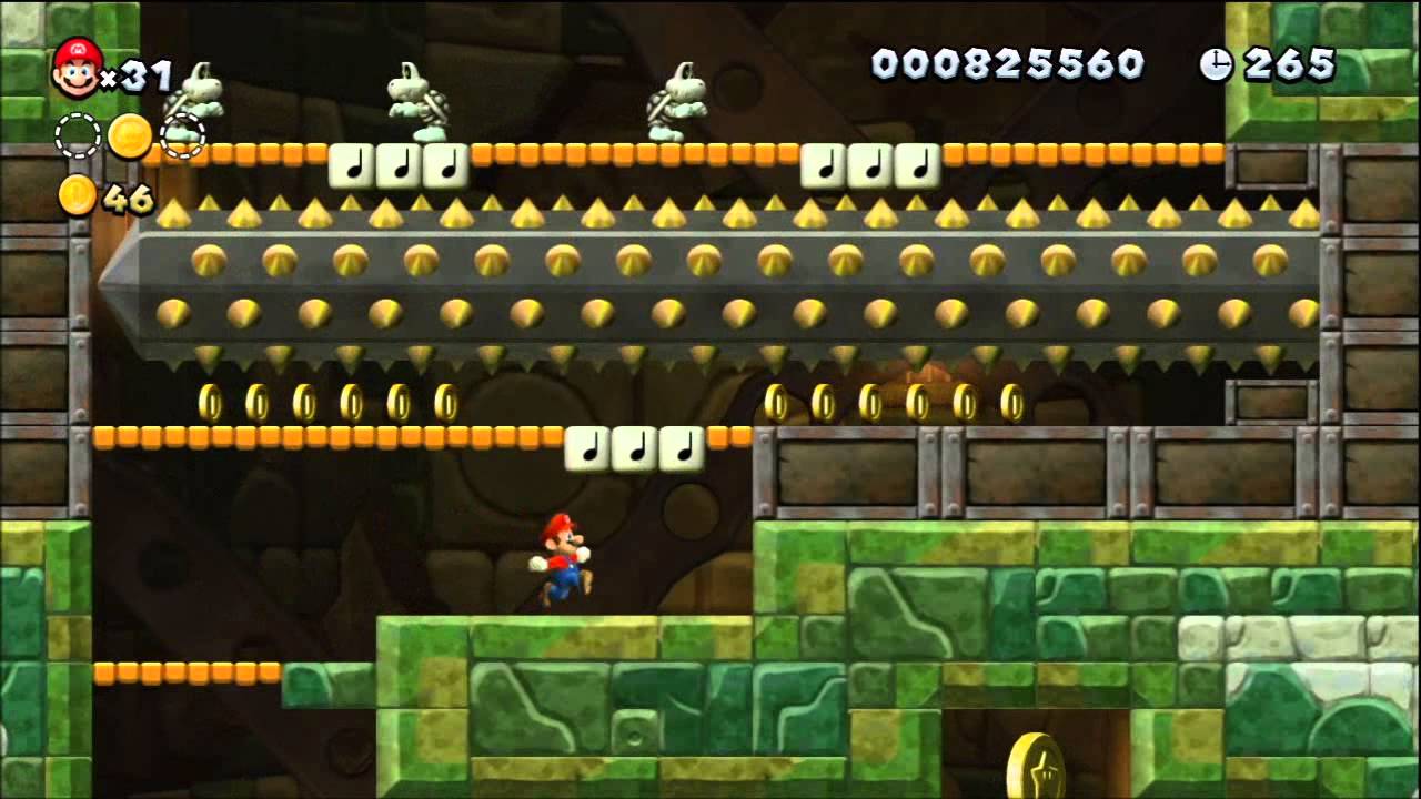 New Super Mario Bros. U Part 18 - Sparkling Waters-Giant Skewer Tower