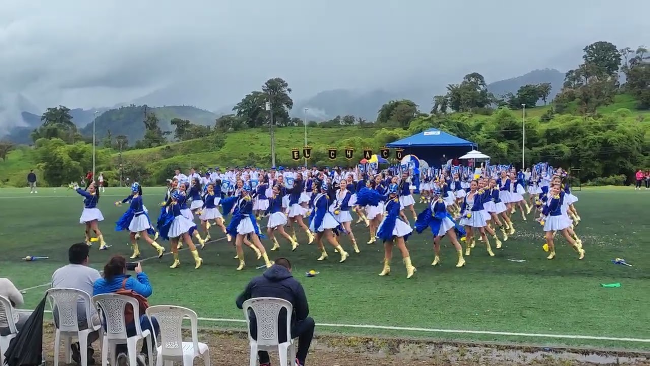 Unidad Educativa El Chaco brilla en el II Festival de Bandas Rítmicas en Borja | Presentación 2025