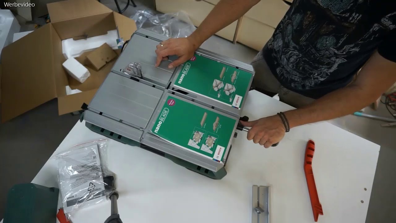 Bosch Nanoblade Advanced Tablecut 52 Unboxing und Test