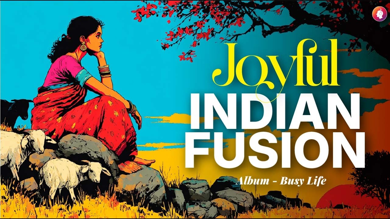 Indian Instrumental Fusion | Busy Life – Tabla & Santoor with Soft Funk Groove – Deep Work Music